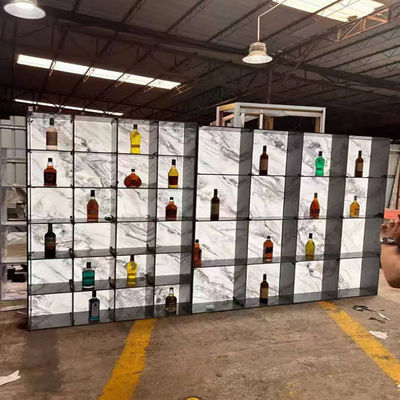 Guter Preis Sus304 201 316 High-End-Anpassung Wein Schrank Anzeige Spezialgeschäfte mit LED Online