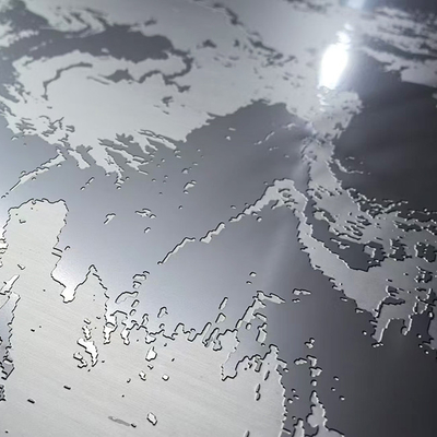 2438mm 3048mm 3000mm 4000mm 304 Different Pattern Depth Etching Stainless Steel Plate