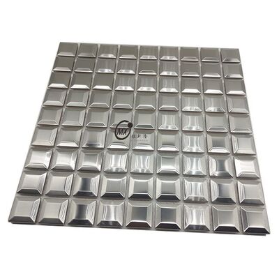 Guter Preis Mirror 3D Stereoscopic Square Wall Decoration Restaurant Hotel Villa Mosaic Online