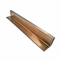 0.75mm 6.5ft Rose Gold Stainless Steel Trim Streifen asphaltieren Haarstrichdekorative Wand-Fliesen-Ordnung