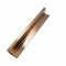 0.75mm 6.5ft Rose Gold Stainless Steel Trim Streifen asphaltieren Haarstrichdekorative Wand-Fliesen-Ordnung