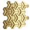 Badezimmer 304 polierte Rose Gold Mosaic Tiles Hairline AISI 201 beendete
