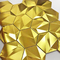 Antiverschleißhexagon-Edelstahl-Mosaik-Fliesen Rose Gold Sapphire Blue JIS