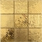 Chinesische rote gewundene Metallspiegel-Mosaik-Wand-Fliese 98 * 98MM quadratische Form