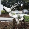 ISO-Tierspiegel polierte Edelstahl-Skulptur-Silber