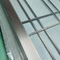450mm bis 800mm Haarstrichweinlese-Metallraum-Teiler-Fächer mit Art Glass