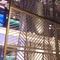 Zr-Messing-schnitt roter Kupfer-Laser Metalldekorative Wand Art Panel Mirror 8K