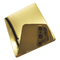 Goldfarbene Edelstahlbleche, superspiegelnde PVD-Beschichtung, titanfarbenes Dekorationsmetall