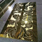PVD-Edelstahl, der Blatt Aisi-Farbe ätzt, beschichtete Golddekorativen Aufzug