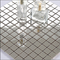 Teilchen-Silber 304 Edelstahl-Mosaik-Fliesen für Badezimmer
