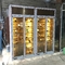 PVD, das Tür-temperaturgeregelten Edelstahl-Wein-Anzeigen-Kühlschrank SS-Wein-Kabinett-Rose Gold Brasss 2 überzieht