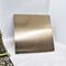 Schräg liegen-spuriges Überzug-Titan Champagne Gold Color Stainless Steel-Blatt-PVD