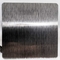 Haarstrichschwarz-Farbedelstahlblech PVD des Satin-SS430 beschichtete
