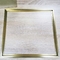 Zr-streift sandstrahlende Edelstahl-Messingordnung 0.4mm für die dekorativen Möbel ab