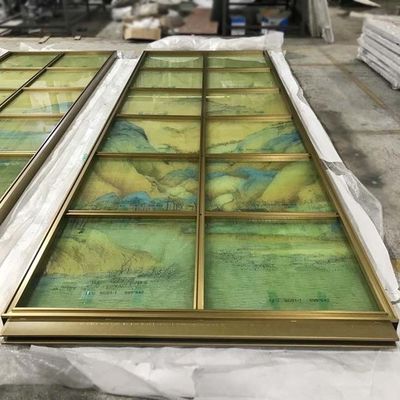 Guter Preis Dekorative Blech-Platten der Haarstrich-HL Edelstahl-Glaswand-120*300cm Online