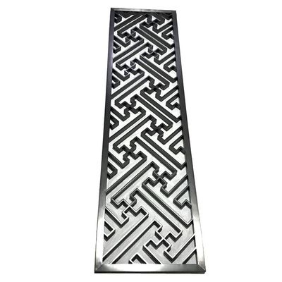 Guter Preis Schwarze Rose Gold Bronze Antique Hairline bürstete Spiegel-Art Pattern Stainless Steel Screen-Fach-Raum-Teiler-Platte Online