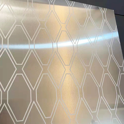 Überzug-Titan Ätzen-Haarstrich-Gray Stainless Steel Sheets PVD