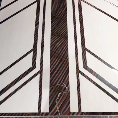 Acid Etching Gold Color Stainless Steel Sheet for Elevator