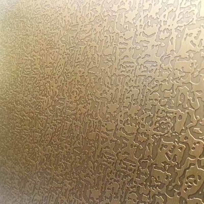 Geätztes antikes kupfernes Edelstahlblech des Grad-304 freies Muster für Tor