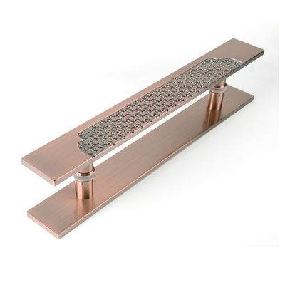 Guter Preis Kundenspezifischer Aluminiumlegierungs-Türgriff, der Liebes-Antiken-Bronzehaarstrichende graviert Online