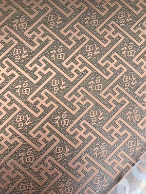 Wasserdichtes Spiegel-Endgold des Aufzugs-Edelstahlblech-304 ätzte