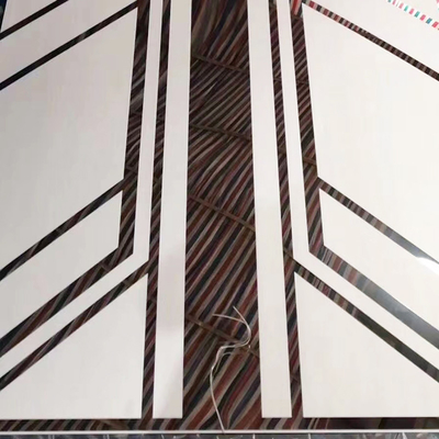 Radierungs-Blatt-Farbe des Edelstahl-304L mischte dekorativen 2mm Aufzug