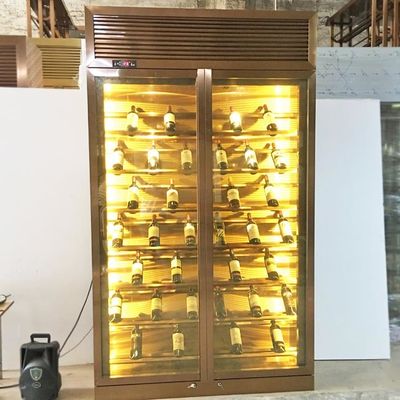 Guter Preis EdelstahlHighend Weinschrank Weinregal Vitrine ISO Nr.4 HL Online