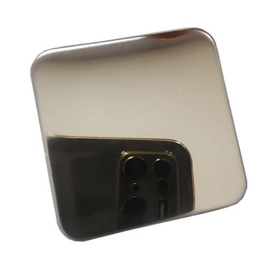 Guter Preis Spitzenedelstahlblech-Spiegel Champagne Gold Hotel Restaurant Decoration Online