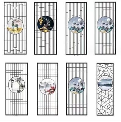 Guter Preis Maßgeschneiderte Wand-Raum-Teiler-Panel Trennwände Wohnzimmer Landschaftsmalerei Metallbildschirm Online