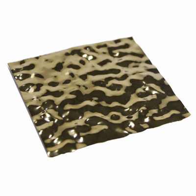 Guter Preis Warmverkauf 4x8ft Ss 201 304 Pvd Farbspiegel 8k Wasserwelle Edelstahl Rippelblatt Wandplatte Deckendekoration Online