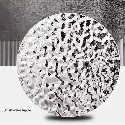 Guter Preis 304 20MM THK Mirror Wave Water Ripple 4000mm Stainless Steel Sheet With Honeycomb Online