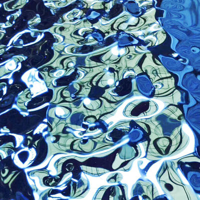 Guter Preis Blaue Farbe 304 1,5 mm Dicke Spiegelstempel aus Edelstahl Online