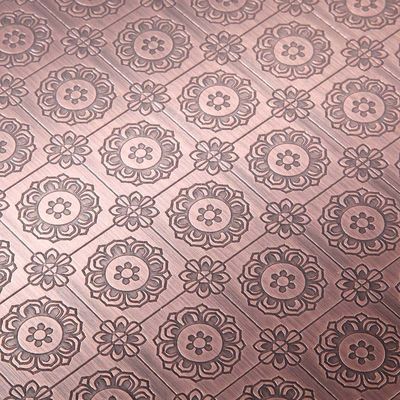 Guter Preis 304 Hersteller angepasste Farbe Edelstahl geprägtes Blatt Ätzveredelung Online