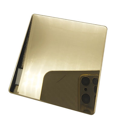 Guter Preis Innenarchitektur201 204 316 Dekorationsmaterialien Champagner Goldbeschichtung Spiegel 8k Edelstahlbleche Online