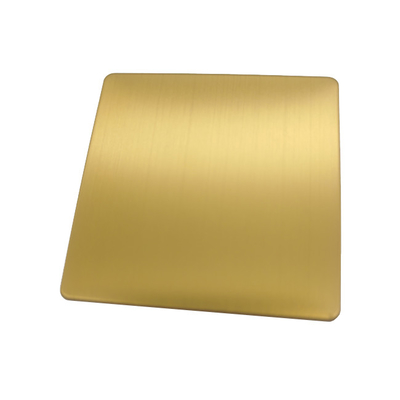Ss Gold Farbe Edelstahl Platte Preis Edelstahl Haarlinie Fertig Japan Gold 304