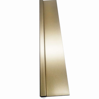 Customized Product PVD Coating Gold Beadblasted 304 Stainless Steel Wall Cladding Panel For Hotel