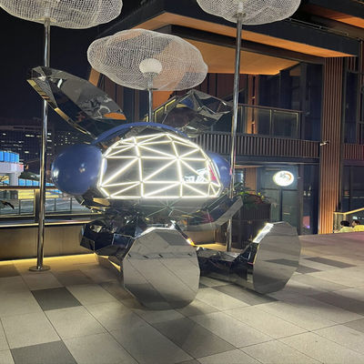 Guter Preis Outdoor Public Decoration Art Custom Design LED-Skulptur aus Edelstahl Online