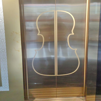 Guter Preis 304 High-End verschiedene Muster Edelstahl geätzte Aufzugsplatte für Hotel Online