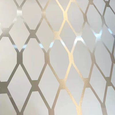 Guter Preis Säure-Etsche Haarlinie Graue Edelstahlplatte PVD Plattierung Titan Aufzug Türplatten Online