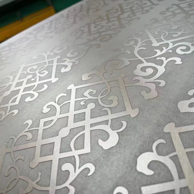 Mirror Black Color 10C Deep Stainless Steel Etched Sheet for Elevator Door