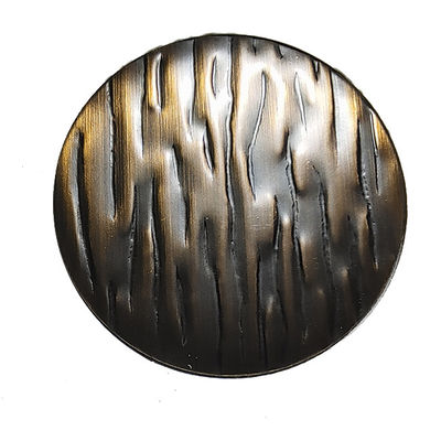 Guter Preis Retro Antike Messing Bronze Kupferplattierte Endplatte aus Edelstahl Online