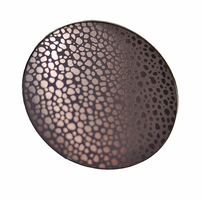 Antique Rose Gold Color 10C Stainless Steel Deep Etched Panel Sheet For Wall