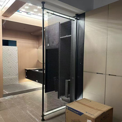 Guter Preis 304 Schwarz Farbe Spiegel Haarlinie Edelstahl Metall Bildschirm Trennwand Raum Trennwand für Innenarchitektur Online