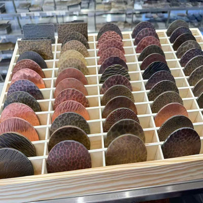 Guter Preis Handgefertigtes Hammermuster Edelstahlblech für Kunstdesign Online