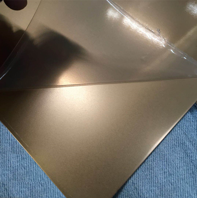 201 304 316 Rose Gold Wand Außenverkleidung Dekoration Farbe Edelstahlblech