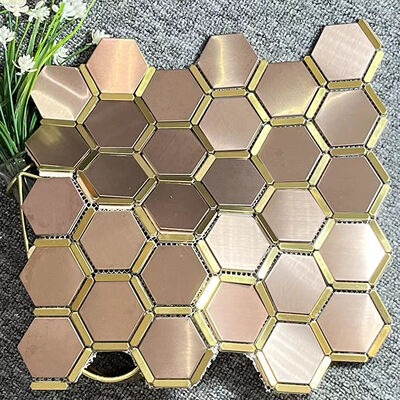 Guter Preis GB/JIS/AISI/DIN/SUS Standard Mosaikfliesen aus Edelstahl für Innenwände Online