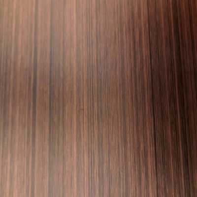 Retro Antike Bronze Haarlinie angepasste farbige Edelstahlplatte für verschiedene Innen- und Außendesigns