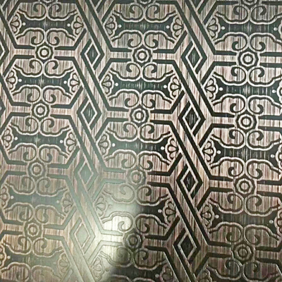 Oberflächenplatte mit Pvd-Beschichtung 1000Mm 1219Mm 1500Mm Breite Edelstahlblech