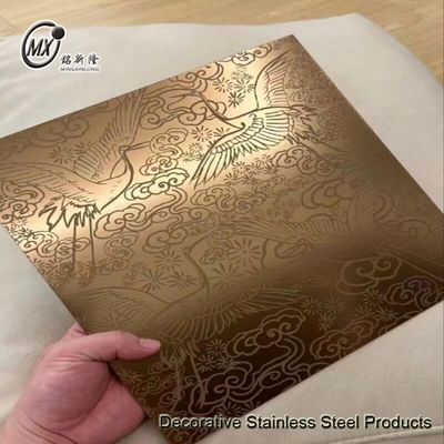 Guter Preis Gold Customized Design 304 Farbige Edelstahl Verkleidung Aufzug Tür Dekorationsblech Platte Für Hotelprojekt Online