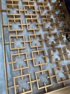 Guter Preis Custom Edelstahl Raum Trennschirm Laser Schnitt Design Online